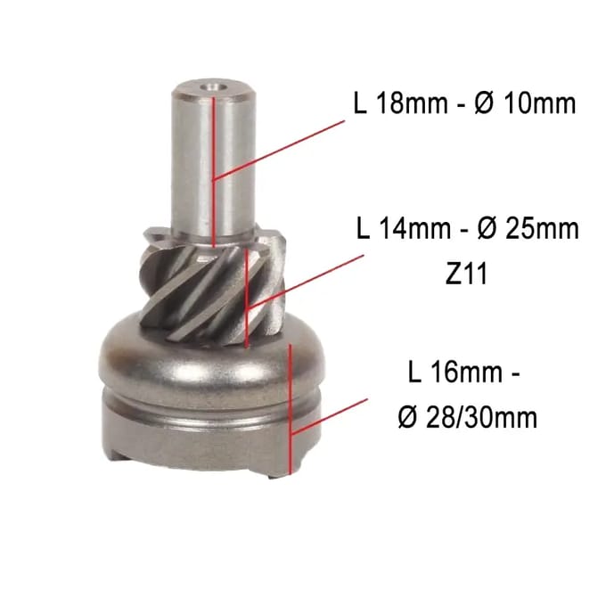 Pièce détachée rotscher van kickmotor BCR Piaggio 125/150cc - Z11