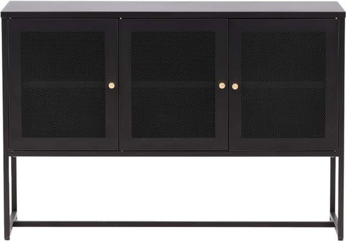 Malla dressoir 3 deuren zwart.