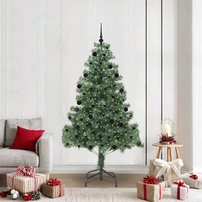 vidaXL - Kerstboom - Groen - 210 - cm - PVC