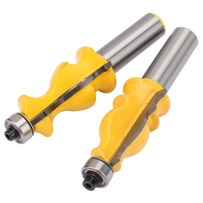 1 2 Schacht Zwaluwstaart Leuning Vis Type Leuning Bovenfreesbit Houtbewerking Freesgereedschap