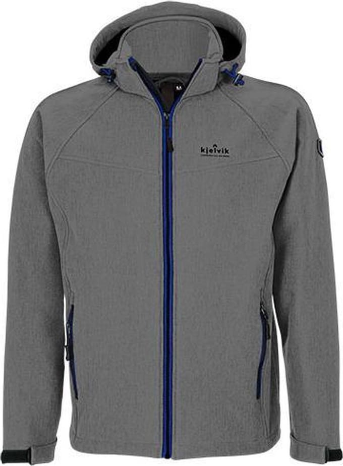 Kjelvik softshell jas - heren softshell jas - Geert - grijs - maat L