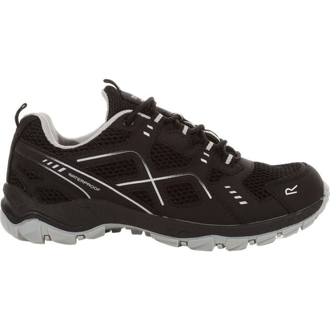 Regatta Dames/Dames Vendeavour Wandelschoenen (Zwart/Cyberspace)
