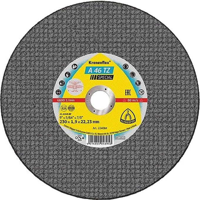 Slijpschijf A 46 TZ 180 x 1,6 x 22,23 mm - 25 pk