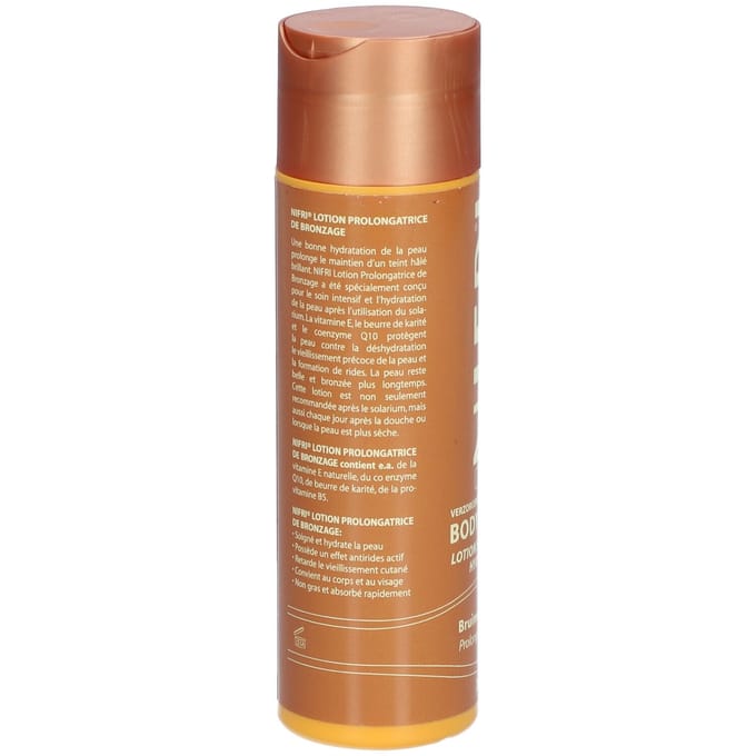 Nifri Bodylotion bruinverlengend verzorgend hydraterend met Q10 & Vitamine E