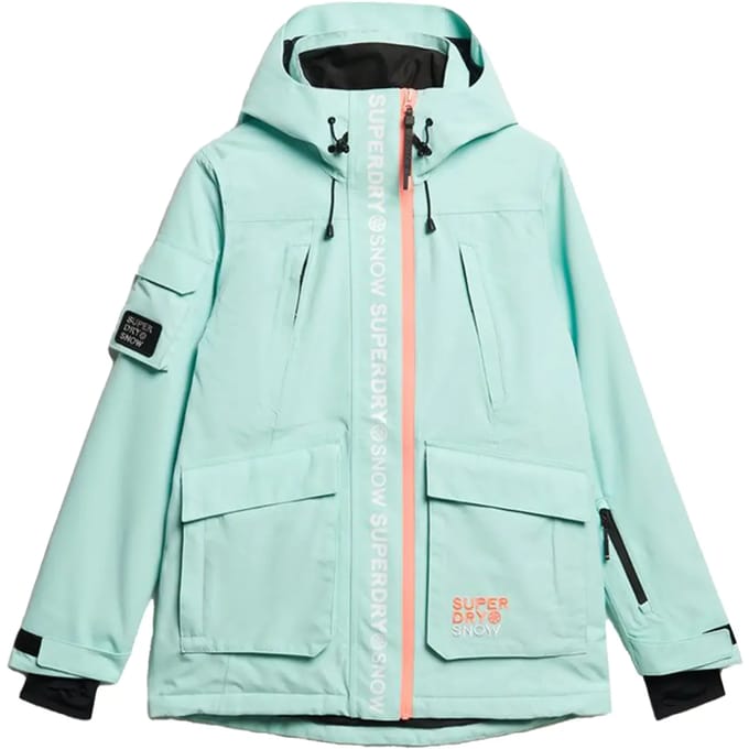 Superdry SKI ULTIMATE RESCUE JACKET Dames Wintersportjas - Cali Blue - Maat M