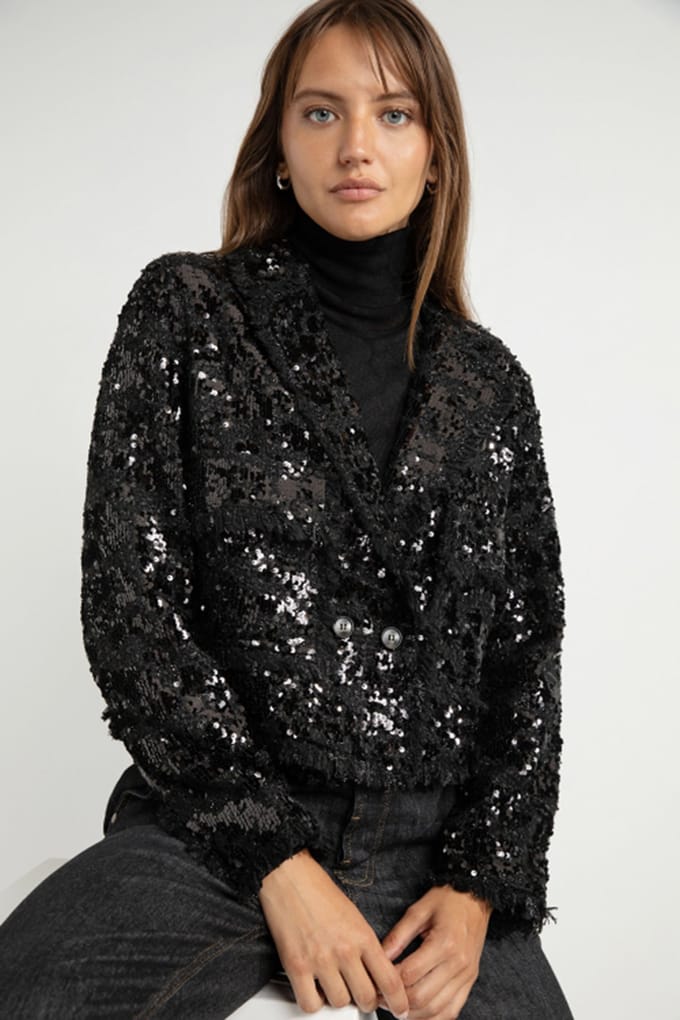Josephine & Co Fleur Jacket Black Größe: 38 | Blazer Outlet | Damen | Schwarz