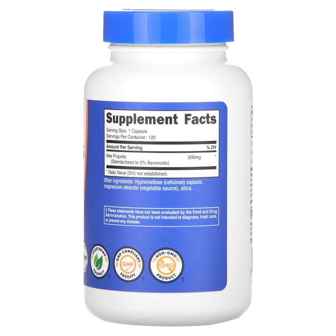 Nutricost, propolis, 500 mg, 120 capsules