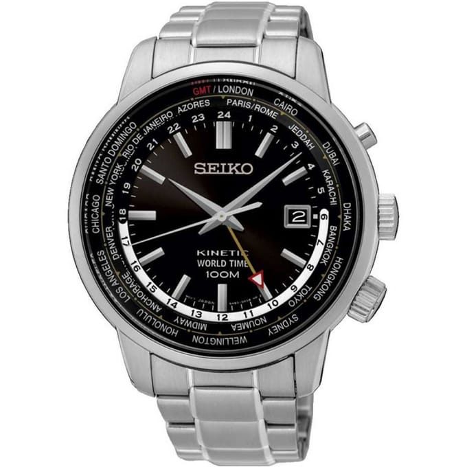 Seiko Neo Sport True GMT SUN069P1 | Black