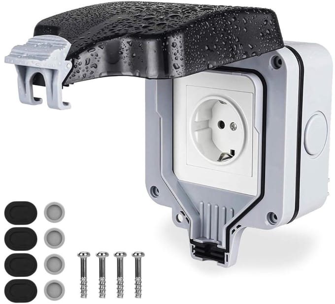 CLGP® Buitenstopcontact - Buitenstopcontacten Waterdicht - Tuincontactdoos