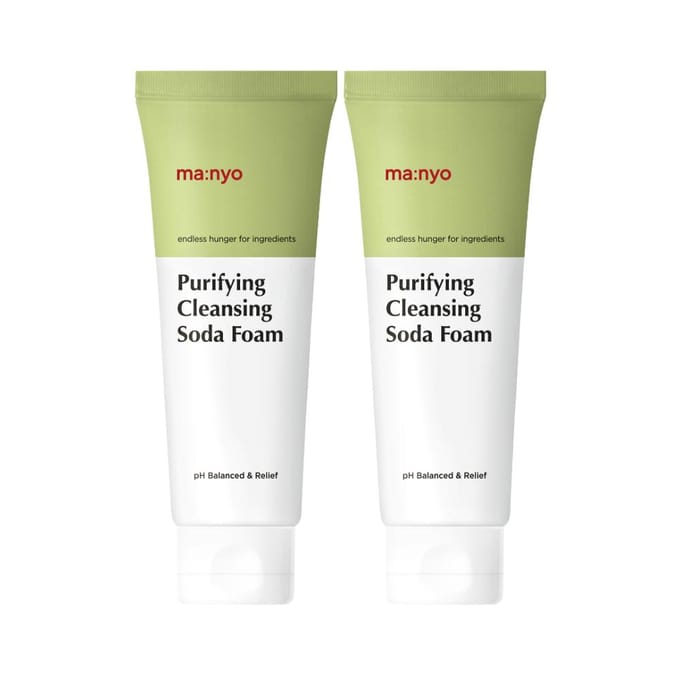 ma:nyo Pure & Deep Cleansing Soda Schuim Dubbele Set 150ml ×2 beige