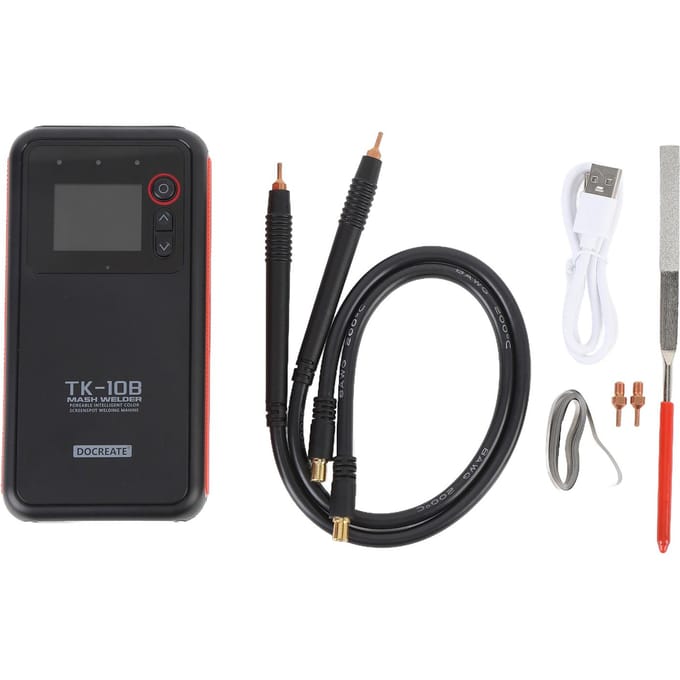 Soudeuse par points à batterie Machine à souder portable avec écran LCD Double impulsion et soudure par points cuivre