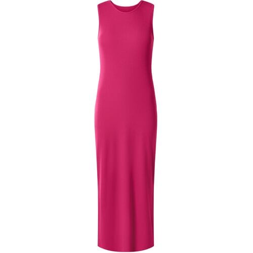 ESMARA Rib dames jurk - slim fit (Roze, M (40/42))