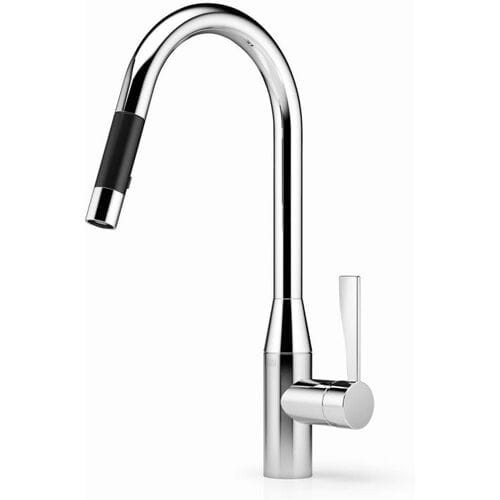 Dornbracht Sync single lever mixer pull-down with shower function, with rounded spout 33870895-00