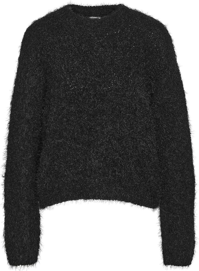Noisy May NMSassy L/S O-neck knit NOOS Gebreide trui zwart S