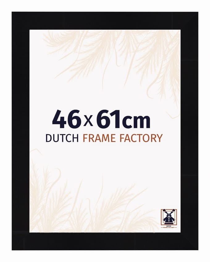Fotolijst 46x61 cm - MDF - Zwart Hoogglans - Praag