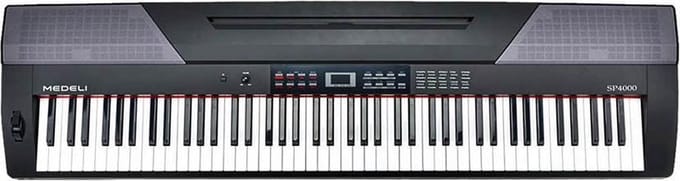 Medeli SP4000 digitale stage piano met 88 gewogen, hamer actie toetsen