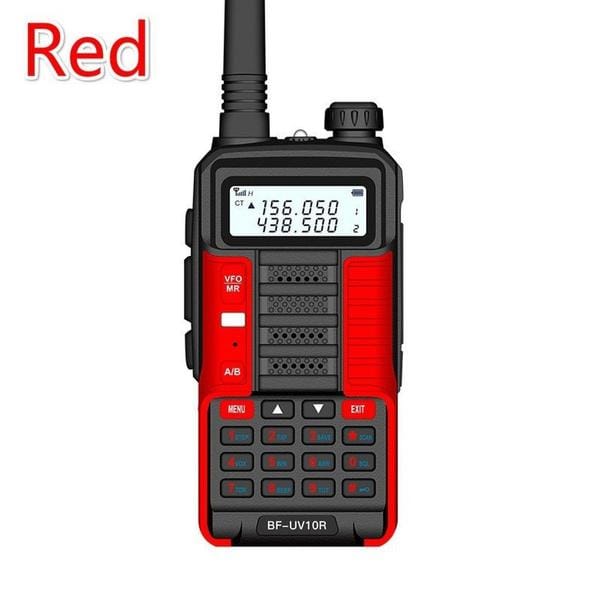 2PCS Baofeng UV-10R High Power Long Range Draagbare Dual Band Two Way CB Ham Radio USB Opladen BF UV-10R Walkie-Talkie Set 2PCS-US Plug
