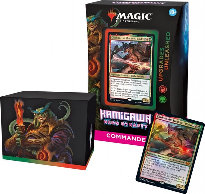 Magic the Gathering: Kamigawa: Neon Dynasty - "Upgrades Unleashed" Commander Deck