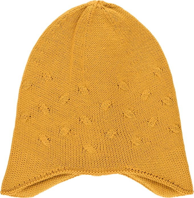 Bold Bamboo kinder muts Hári - Kind 1-4 jaar - 100% organisch bamboe - Knit beanie - Okergeel