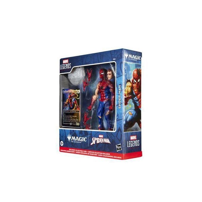 Hasbro Marvel Legends Magic: The Gathering Action Figure Battle-Damaged Spider-Man (plus Exclusive Foil Card) 15 cm Action Figuur