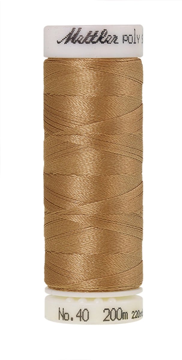 Mettler borduurgaren - Bruin - Nr 1123 - Polysheen - 200 meter