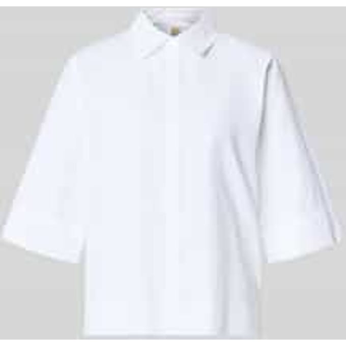 regular fit overhemdblouse in halflange mouwen-design model 'Netti'