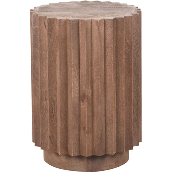 LABEL51 Novan Bijzettafel - Bruin - Hout - 35 cm