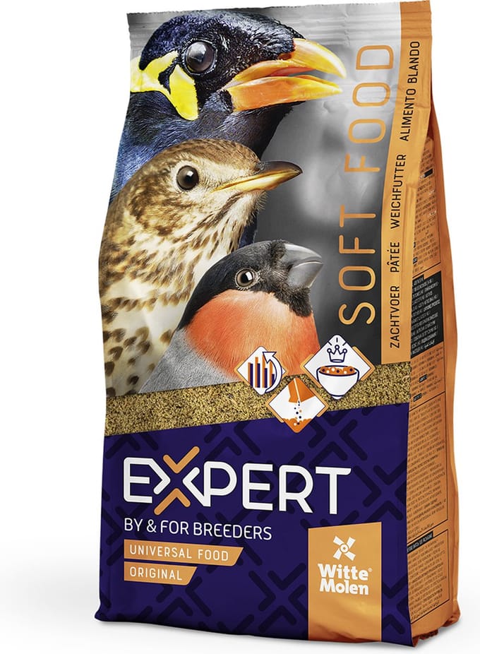 Witte Molen - Binnenvogelvoer - Vogel - Expert Universeelvoer Original 1kg - 1st