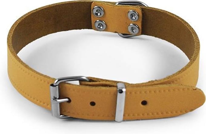 Nobby halsband leer naturel 50 cm - 1 ST