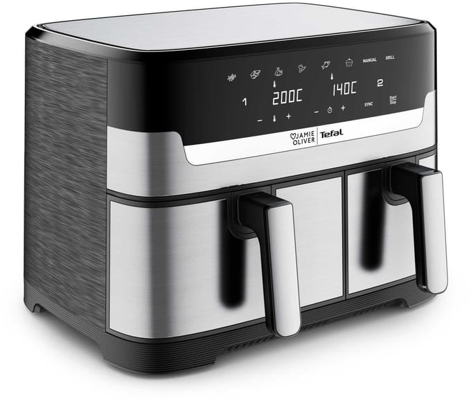 Tefal Jamie Oliver - EY90JDE1 - 8,3L - Dubbele airfryer