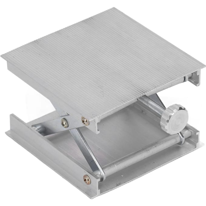 Aluminiumlegering Niveau Hefplatform Laboratorium Ondersteuning Krik Handmatige Lab Standaard Automatische Nivellering white