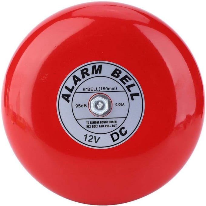 Dailygoody - Brandalarmbel - Elektrische alarmbel - Luide deurbel