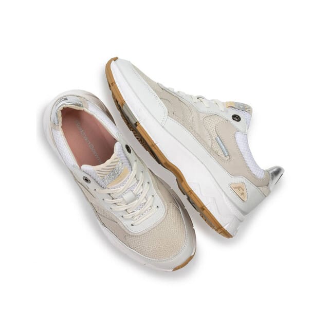 Floris Van Bommel Sfw-10168 Daysi Sneakers - Leer - Dames - Wit - Maat 37