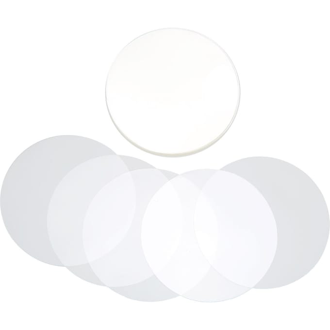 100 stuks Badgefolie PVC Materiaal Patroonbescherming Brede Toepassing Transparante Badge Beschermhoes 58mm/2.3in
