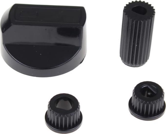 UNIVERSEEL - KIT UNIVERSEEL KNOP ZWART -