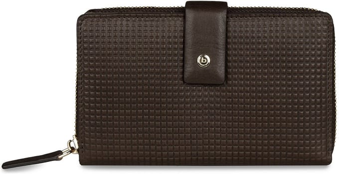 bugatti portemonnee Noemi Lady Zip Around Wallet Brown bruine