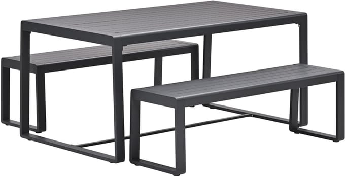 Garden Impressions Amada Picknick Set - Carbon Black