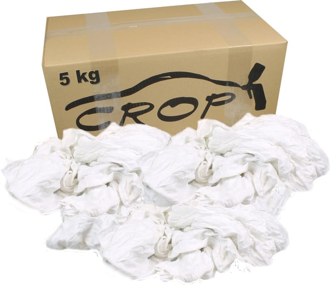 Poetsdoeken Wit - 5kg doos