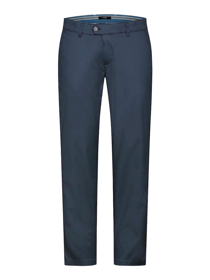 Flatfrontbroek Van Eurex by Brax blauw