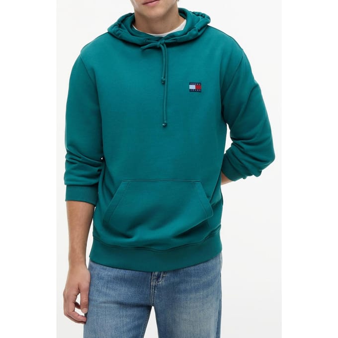 Tommy Hilfiger Regular New Classics Polar Teal Größe: S | Kaputzenpullis Outlet | Herren | Cyan