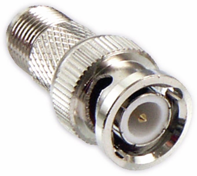 F (v) - BNC (m) adapter