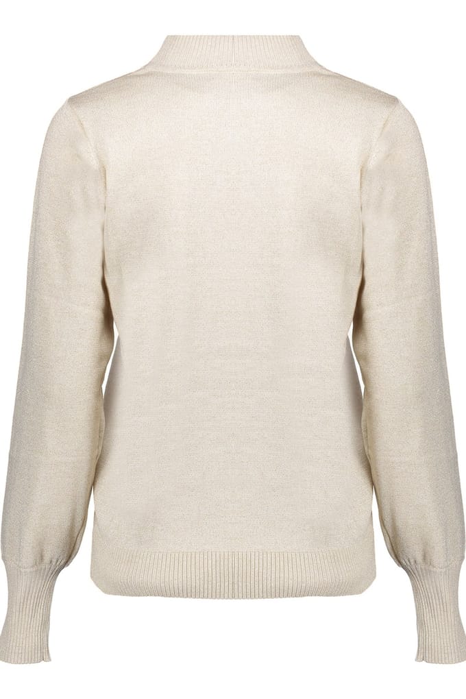 Geisha Pullover Basic Turtle Lurex Off-white/gold Size: 3XL | Sweaters Outlet | Dames | Wit