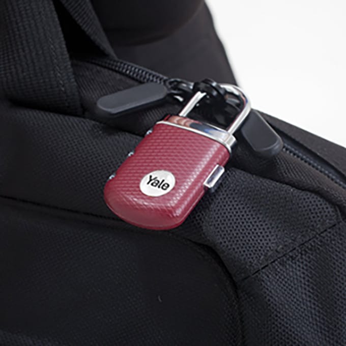 Yale - Bagageslot met Cijferslot - Luxe Afwerking - Rood