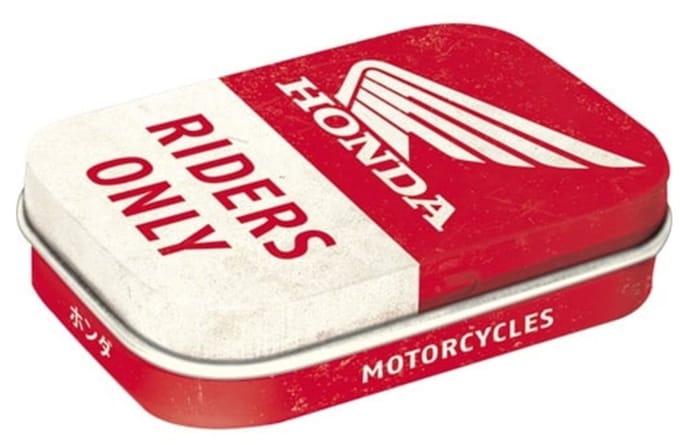 Mint Box Honda Motorcycles Riders Only (Inclusief Pepermuntjes)