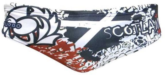 Turbo Scotland Zwemslip Wit 4XL Man