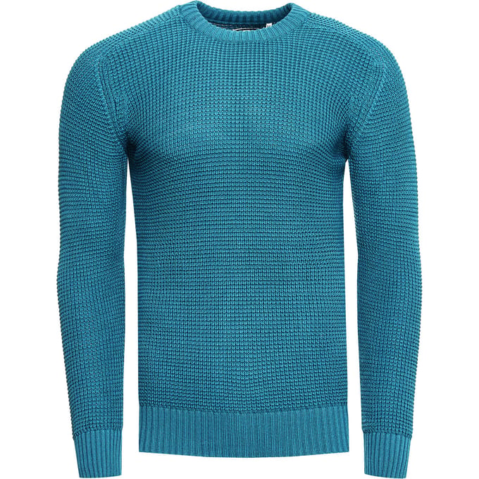 Chunky Slim Fit Trui met Ronde Hals