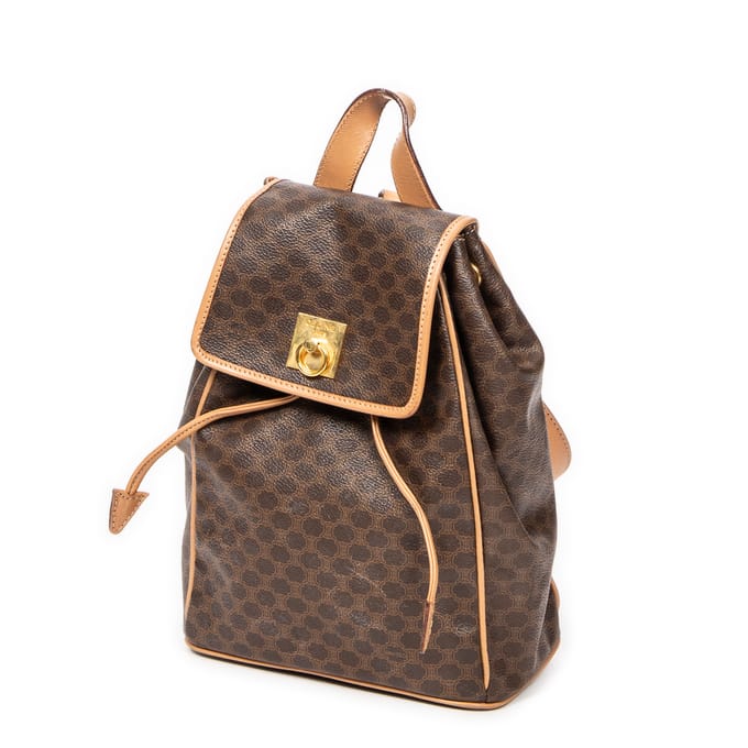 Small Flap Drawstring Backpack  Rugzak