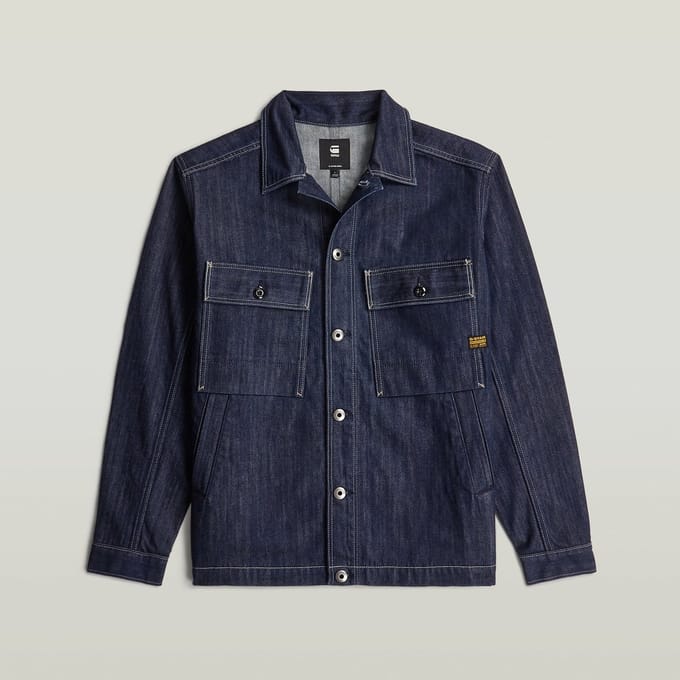 Overhemd Lange Mouw G-Star Raw D26462 D577 MOSA OVERSHIRT-D926 STAY RAW DENIM