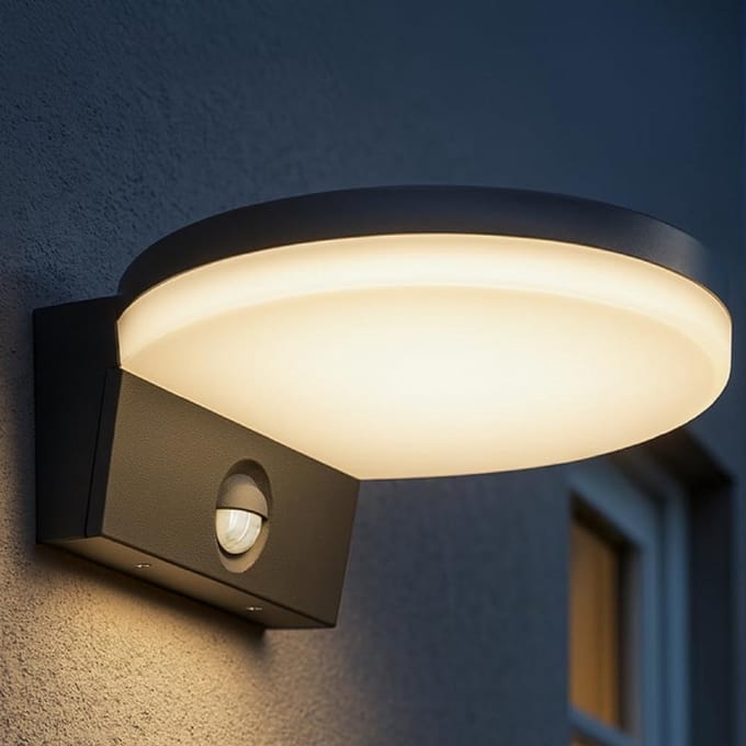 Buitenlamp met Beweginssensor - Buitenverlichting met Sensor - Schuurverlichting