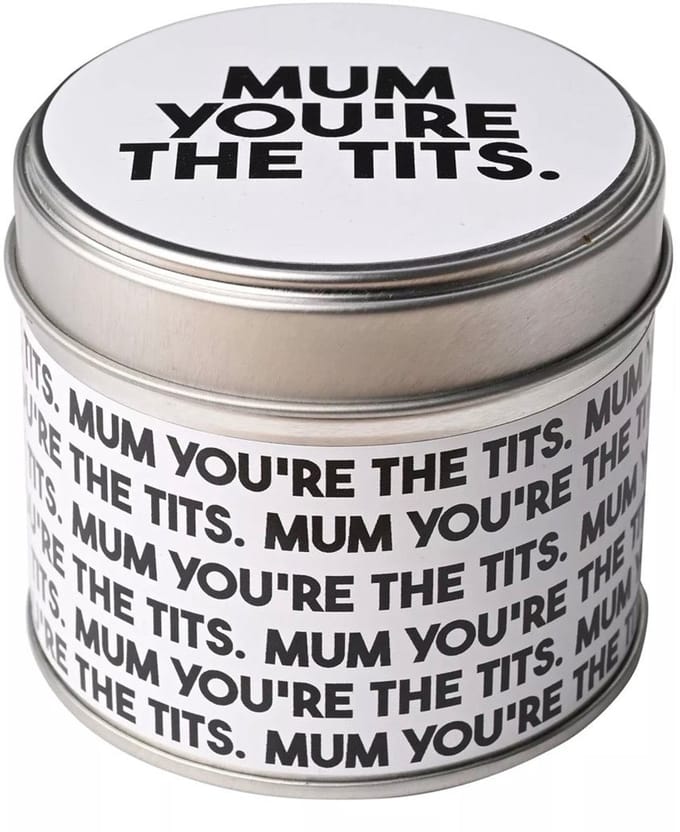 Kaars in Blik - Mum You're the Tits